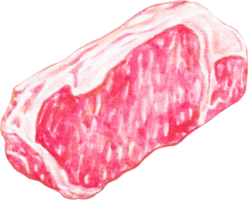 acquerello cibo Manzo png