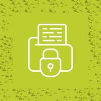 Secure Folder Vector Icon