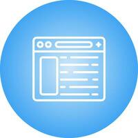 Browser Vector Icon