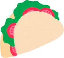 taco klistermärke klämma konst png