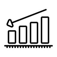 Chart Decreasing Vector Icon