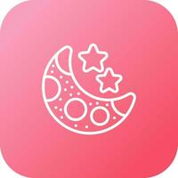 Moon Vector Icon