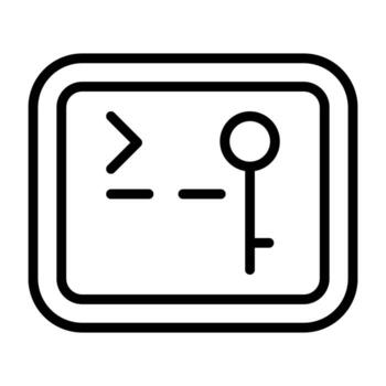 SSH Access Vector Icon