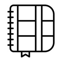 Notebook Vector Icon