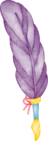 watercolor feather pen png