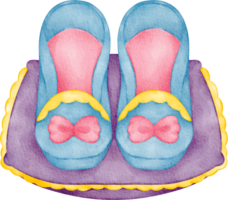 watercolor princess shoes png