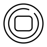 Stop Circle Vector Icon