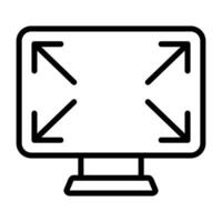 Fullscreen Icon Vector Icon