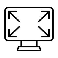 Fullscreen Icon Vector Icon