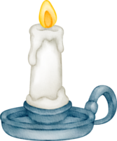 acquerello candela titolare png