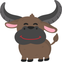 bufalo cartone animato illustrazione png