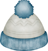 chapéu de tricô aquarela png