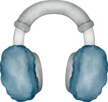 watercolor Earmuff Bowknot png