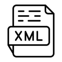 XML Vector Icon