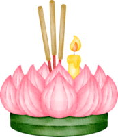 Krathong grampo arte png