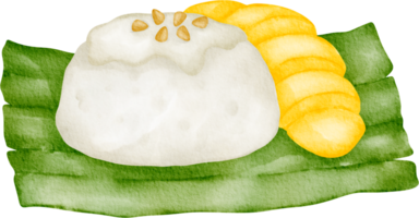 mango kleverig rijst- klem kunst png