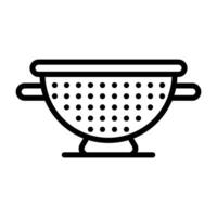 Colander Vector Icon