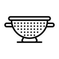 Colander Vector Icon