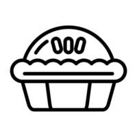 Pie Vector Icon