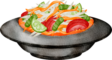 Papaye salade agrafe art png