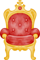 watercolor throne clip art png