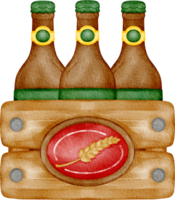 watercolor beer bottle clip art png