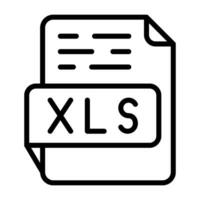 icono de vector xls