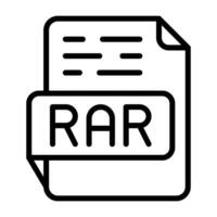 RAR Vector Icon