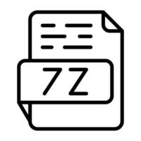 7Z Vector Icon