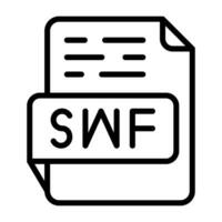 SWF Vector Icon