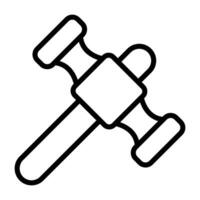 Hammer Vector Icon