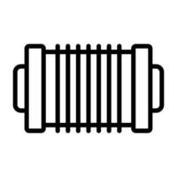 Cable Spool Roller Vector Icon