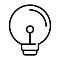 Light Bulb Vector Icon