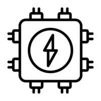 Junction Box Vector Icon