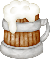 hölzern Bier Becher Clip Kunst png