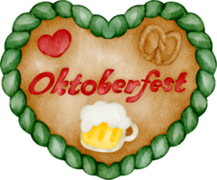 Aquarell Oktoberfest Clip Kunst png