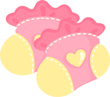 bébé chaussettes illustration png