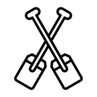 Oar Vector Icon