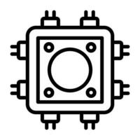 Cable Gland Vector Icon