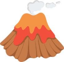 vulcano illustrazione clip arte png