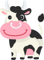 vaca desenho animado ilustração png