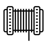 Cable Reel Vector Icon