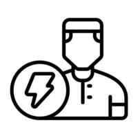 Electrician Vector Icon