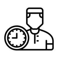 Working Hour Vector Icon