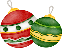 acquerello Natale palla png