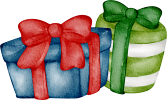 Aquarell-Geschenkbox png