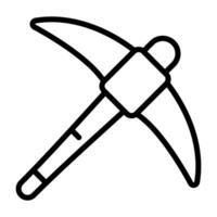 Pickaxe Vector Icon