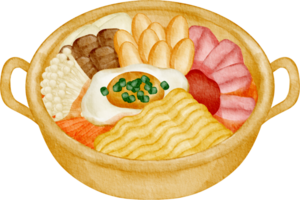 Budae Jjigae korean cuisine png