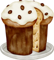 panettone brood klem kunst png