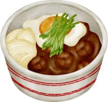 comida coreana jajangmyeon png